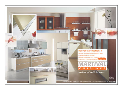 DOUBLE PAGE POUR MARTIVAL DANS UN MAGAZINE SPECIALISE
