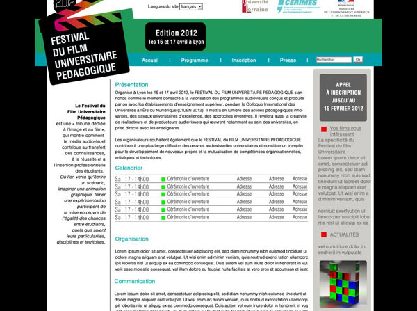 SITE WEB HISCANT